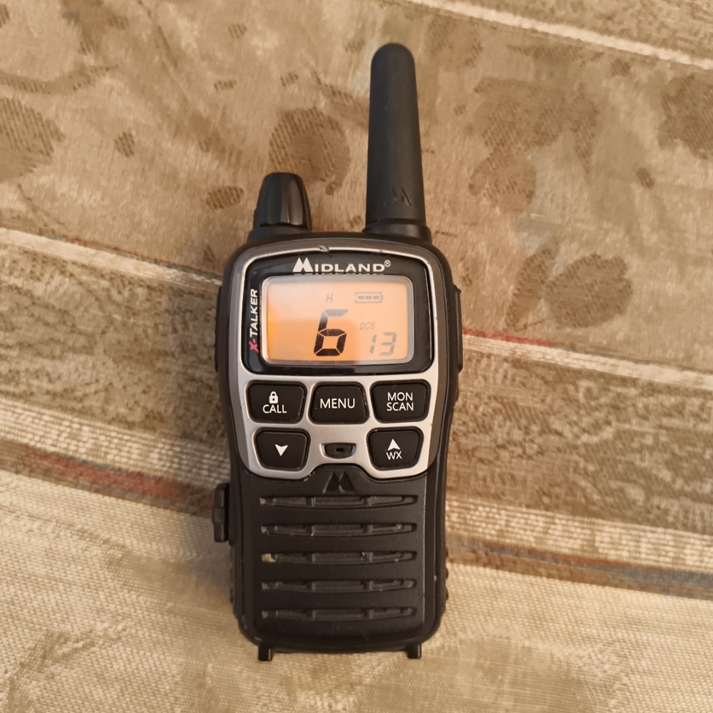 Black Two-Way Radio